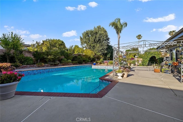 11180 Bertrand Ave, Granada Hills, CA 91344 - swimming pool featuring a patio area