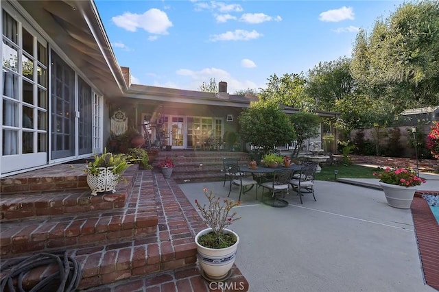 11180 Bertrand Ave, Granada Hills, CA 91344 - view of patio / terrace with outdoor dining area