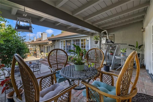 11180 Bertrand Ave, Granada Hills, CA 91344 - balcony with a patio