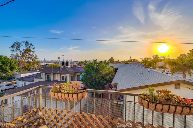 1775 Freeman Ave Unit 304, Long Beach, CA 90804 - view of balcony at dusk