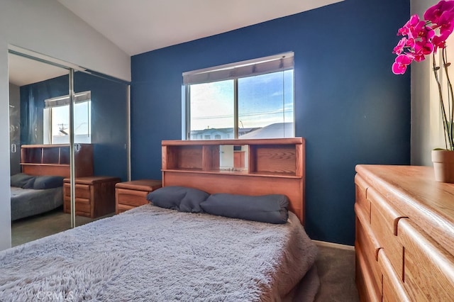1775 Freeman Ave Unit 304, Long Beach, CA 90804 - bedroom with carpet, lofted ceiling, and multiple windows