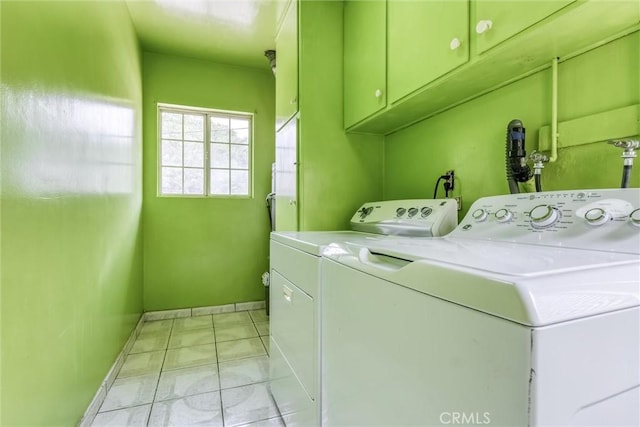 17415 Minnehaha St, Granada Hills, CA 91344 - laundry area with cabinet space, washer and dryer, and baseboards