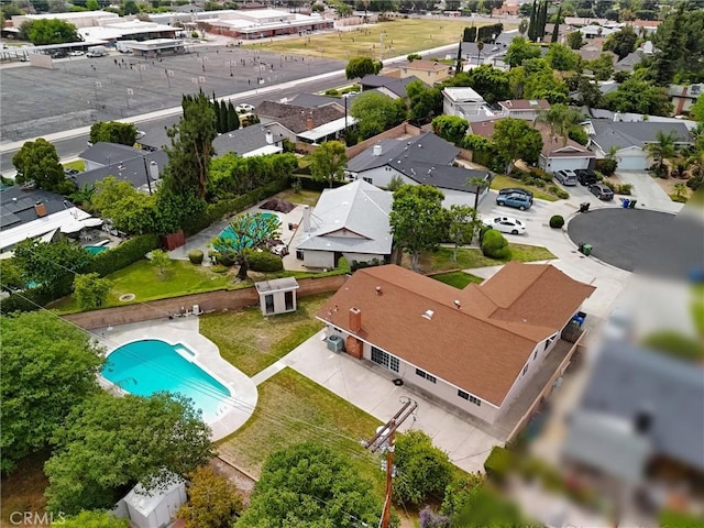 17415 Minnehaha St, Granada Hills, CA 91344 - aerial view of residential area with a pool