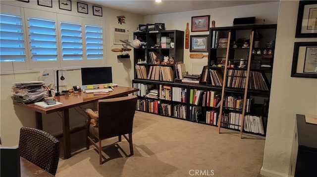 221 Darfo Dr, Crestline, CA 92325 - view of carpeted home office