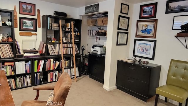 221 Darfo Dr, Crestline, CA 92325 - carpeted office featuring baseboards