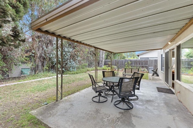 8468 Calle Morelos, San Diego, CA 92126 - view of patio with outdoor dining space