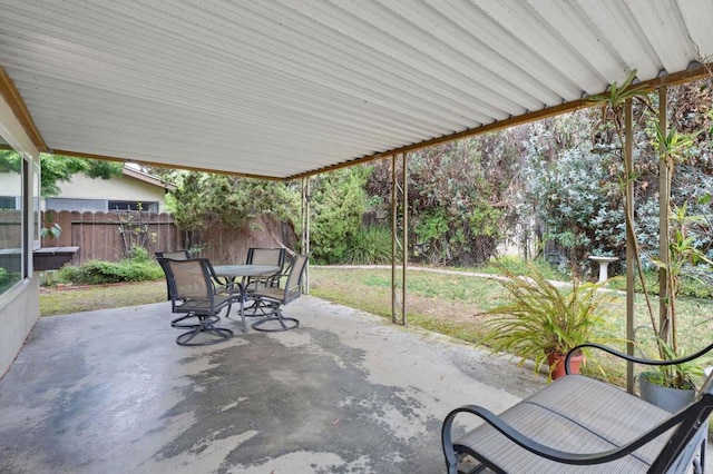 8468 Calle Morelos, San Diego, CA 92126 - fenced backyard with a patio area and outdoor dining area