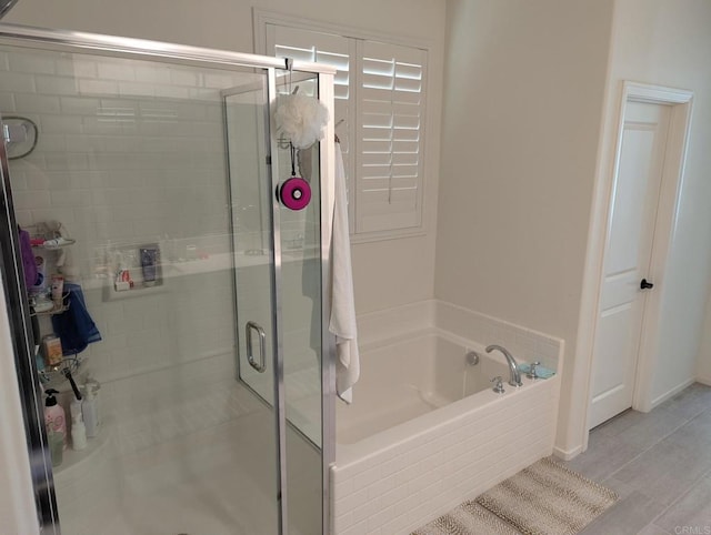 34885 Heartland Ln, Murrieta, CA 92563 - full bathroom with a shower stall and a garden tub