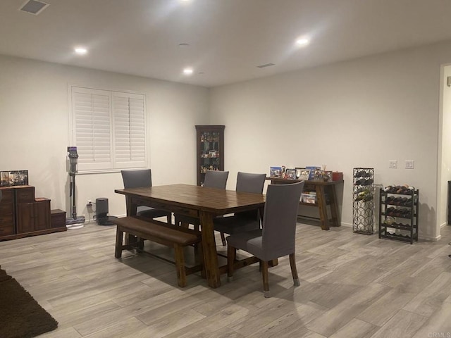 34885 Heartland Ln, Murrieta, CA 92563 - dining room with light wood-style flooring and recessed lighting