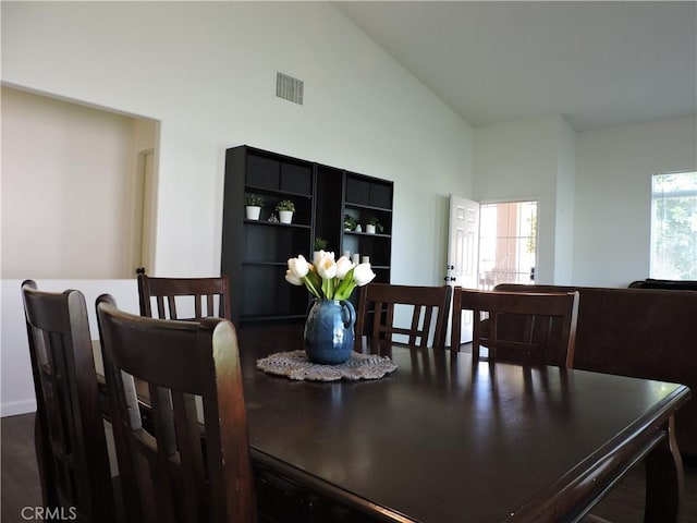 1326 Janes Way, Colton, CA 92324 - dining space with high vaulted ceiling