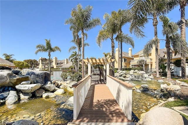 6052 Shadowbrook Cir, Huntington Beach, CA 92648 - view of home's community featuring a pergola and a residential view
