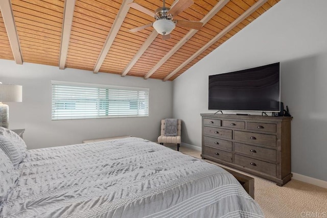 3404 Oak Cliff Dr Unit 2, Fallbrook, CA 92028 - carpeted bedroom featuring wooden ceiling and baseboards