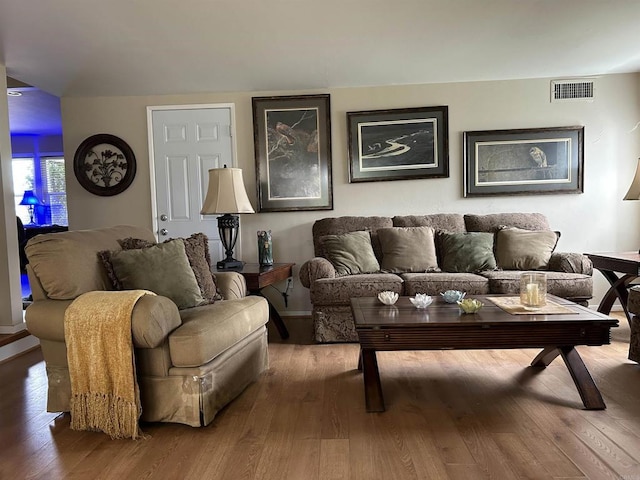 4349 Yale Ave, La Mesa, CA 91942 - living room with wood-type flooring and baseboards