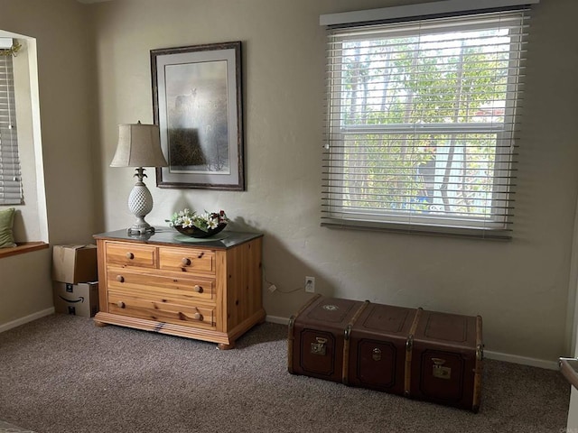 4349 Yale Ave, La Mesa, CA 91942 - sitting room featuring carpet floors and baseboards