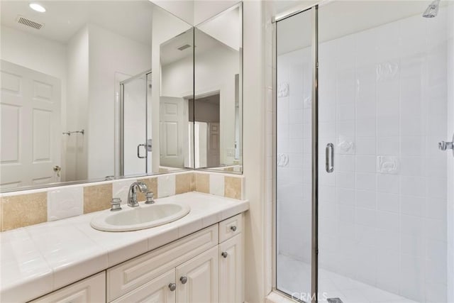 12 Via Avoria, Newport Coast, CA 92657 - bathroom with vanity and a stall shower