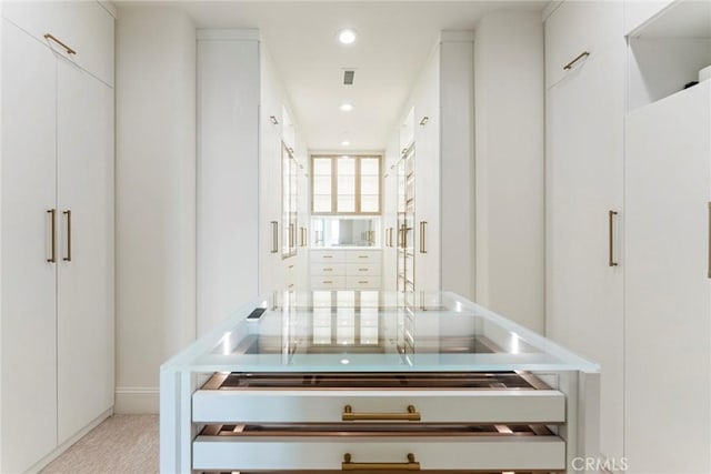 12 Via Avoria, Newport Coast, CA 92657 - hallway featuring recessed lighting and light colored carpet