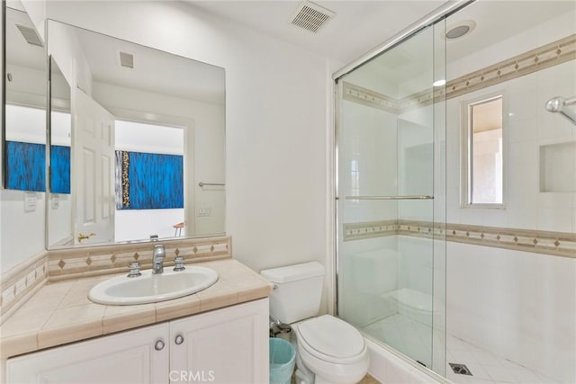 12 Via Avoria, Newport Coast, CA 92657 - full bathroom featuring toilet, a shower stall, and vanity