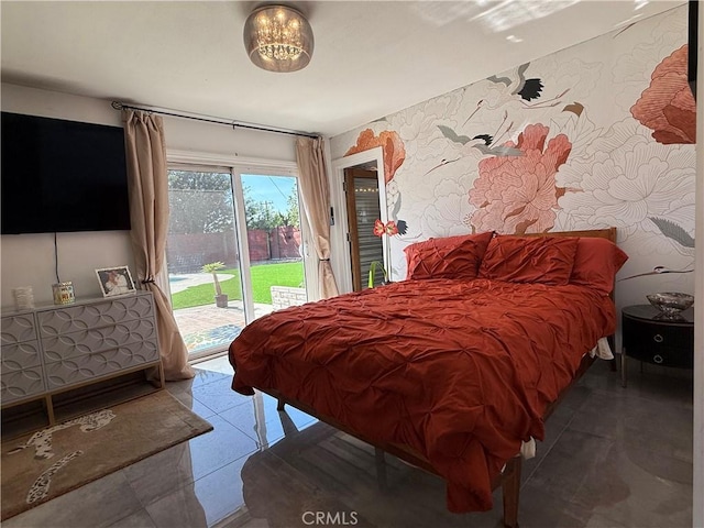 20630 Collegewood Dr, Walnut, CA 91789 - tiled bedroom with access to exterior