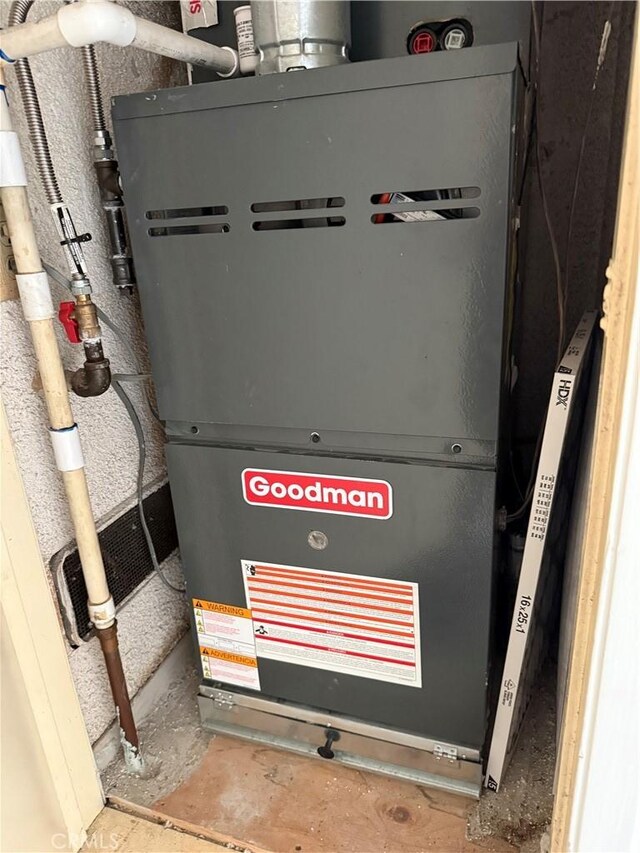 20630 Collegewood Dr, Walnut, CA 91789 - utility room with heating unit