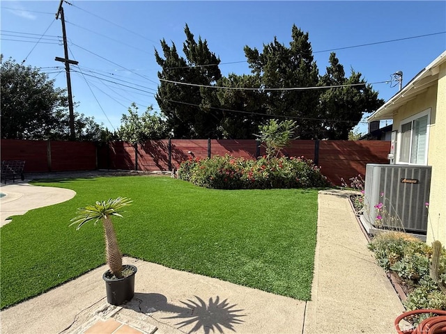 20630 Collegewood Dr, Walnut, CA 91789 - view of yard with central AC and a patio area