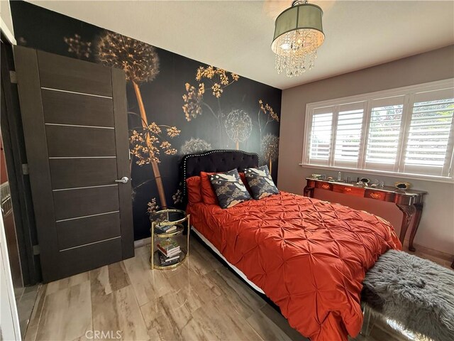 20630 Collegewood Dr, Walnut, CA 91789 - bedroom with a chandelier