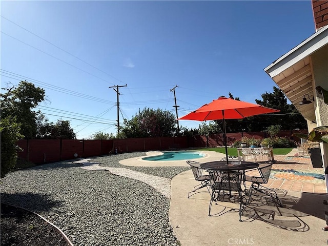 20630 Collegewood Dr, Walnut, CA 91789 - view of swimming pool with a fenced backyard and a patio area
