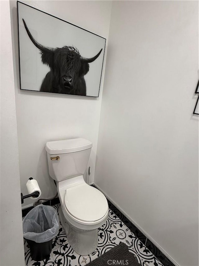 20630 Collegewood Dr, Walnut, CA 91789 - bathroom featuring toilet, tile patterned floors, and baseboards