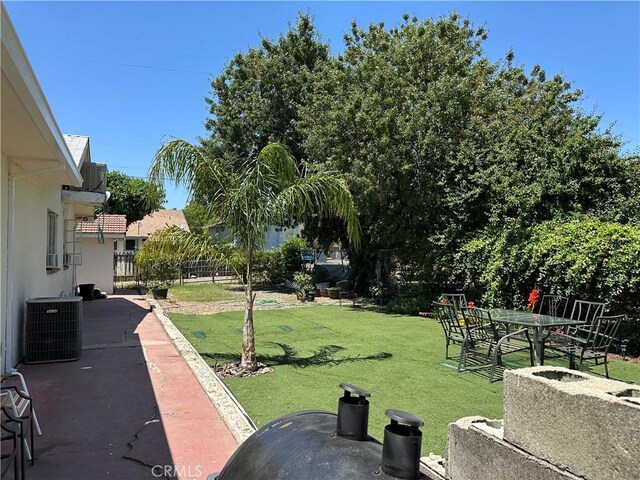 159 S Shasta St S, Willows, CA 95988 - view of yard with a patio and central AC