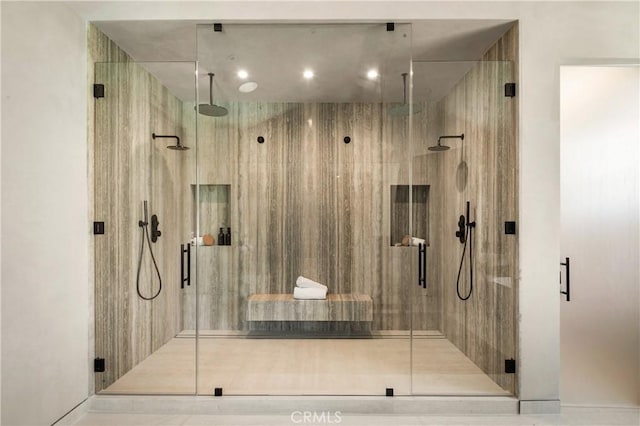 4314 Teesdale Ave, Studio City, CA 91604 - full bathroom featuring a shower stall