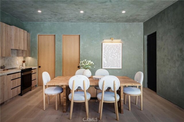 4314 Teesdale Ave, Studio City, CA 91604 - dining space featuring light wood finished floors