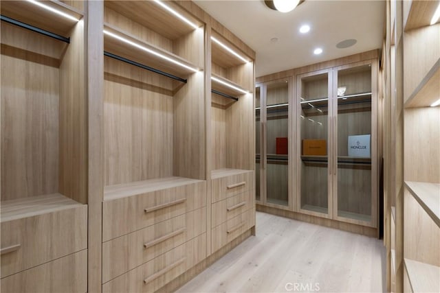 4314 Teesdale Ave, Studio City, CA 91604 - spacious closet featuring light wood-style flooring