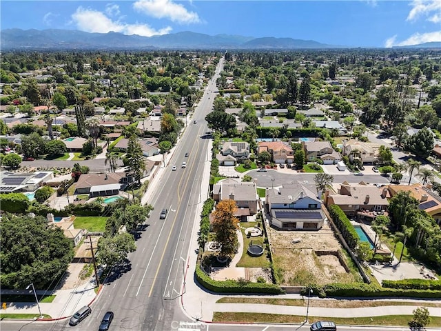 9455 Brandon Ct, Northridge, CA 91325 - aerial perspective of suburban area featuring a mountainous background