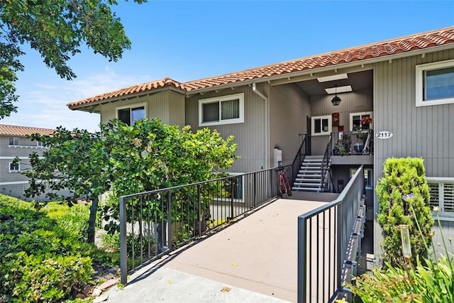 2117 Via Puerta Unit A, Laguna Woods, CA 92637 - view of front of house with stairway