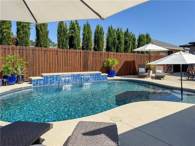 3471 Peerless Ln, Chico, CA 95973 - view of pool featuring a fenced backyard and a patio