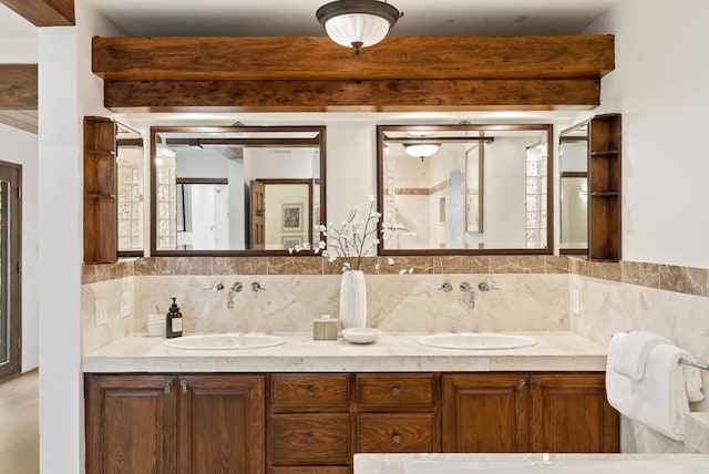 233233A Cole Ranch Rd, Encinitas, CA 92024 - full bath with decorative backsplash and double vanity