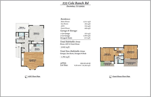 233233A Cole Ranch Rd, Encinitas, CA 92024 - home floor plan