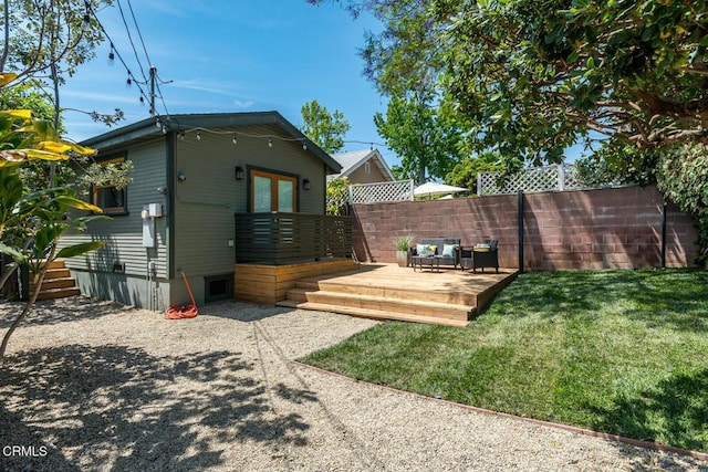 1828 Woodrow Ave, Los Angeles, CA 90041 - back of house with a deck and french doors