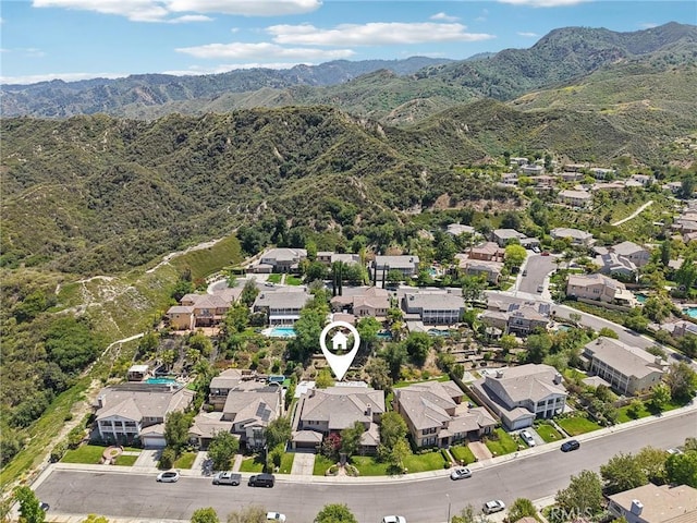 25422 Magnolia Ln, Stevenson Ranch, CA 91381 - aerial perspective of suburban area with a mountainous background