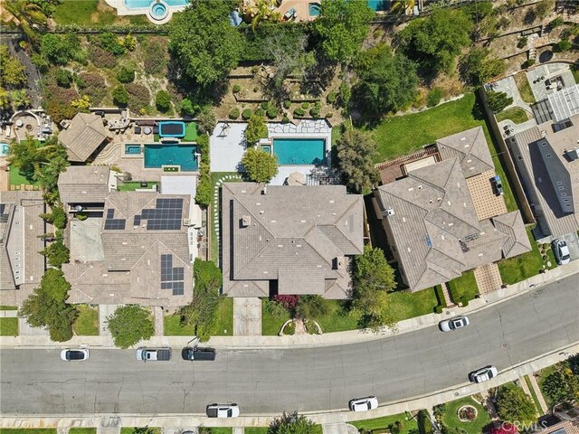 25422 Magnolia Ln, Stevenson Ranch, CA 91381 - aerial view of property's location featuring a pool