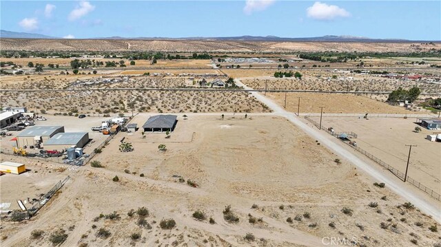 22489 Sweet Pea Rd, Oro Grande, CA 92368 - view of rural area with a desert landscape and a mountain backdrop
