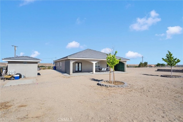 22489 Sweet Pea Rd, Oro Grande, CA 92368 - rear view of house with a patio