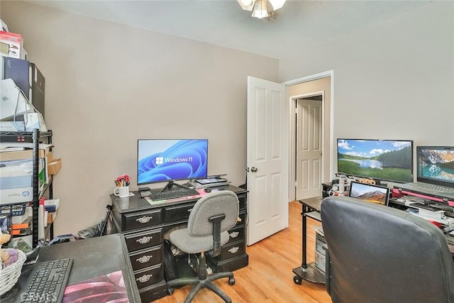 3738 Danmont Ct, Newbury Park, CA 91320 - home office featuring wood finished floors