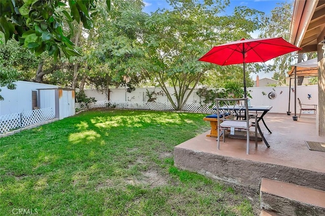 3738 Danmont Ct, Newbury Park, CA 91320 - view of yard with a patio area and outdoor dining space