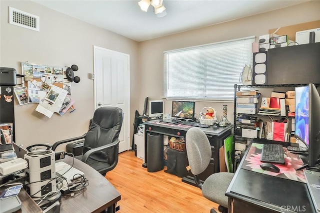 3738 Danmont Ct, Newbury Park, CA 91320 - home office featuring wood finished floors