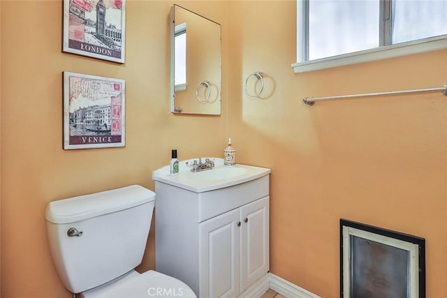3738 Danmont Ct, Newbury Park, CA 91320 - half bathroom with vanity and toilet