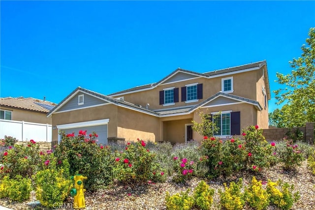 11294 Chappell Way, Beaumont, CA 92223 - traditional-style house with stucco siding and an attached garage