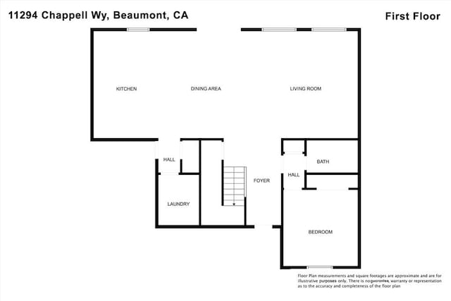 11294 Chappell Way, Beaumont, CA 92223 - home floor plan