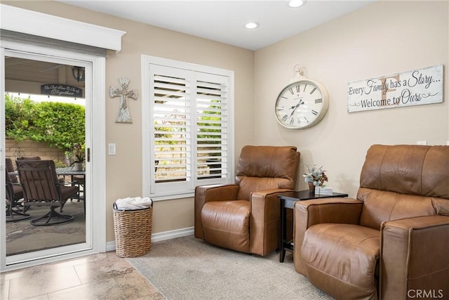 293 N Paseo De Juan, Anaheim Hills, CA 92807 - sitting room with recessed lighting and baseboards