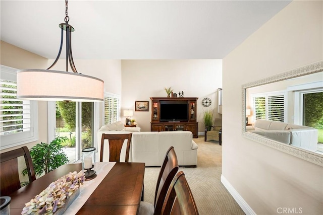 293 N Paseo De Juan, Anaheim Hills, CA 92807 - dining area with light carpet and healthy amount of natural light