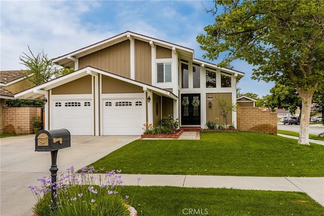 293 N Paseo De Juan, Anaheim Hills, CA 92807 - mid-century home featuring driveway, french doors, and a garage